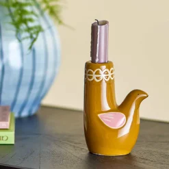Best Trudy Brown Bird Candle Holder Table Setting|Tableware Brands