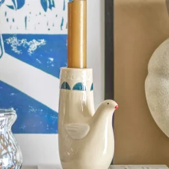 Outlet Trudy White Bird Candle Holder Table Setting|Tableware Brands