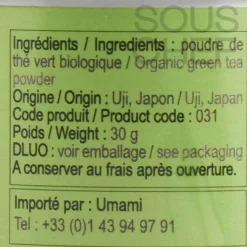 Sale Umami Organic Imperial Matcha, 30g Ingredients Brands|Drinks