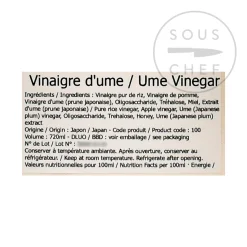 Clearance Ume Drinking Vinegar, 720ml Ingredients Brands|Japanese Ingredients