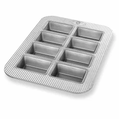 Hot 8 Hole Mini Loaf Pan American Ingredients|Baking Supplies & Equipment