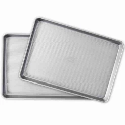 Clearance Set of 2 Baking Trays, 44x31cm American Ingredients|Baking Supplies & Equipment
