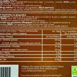 New Vegan Dark Chocolate Ginger Wafers, 150g Ingredients Brands|Cakes & Bakery