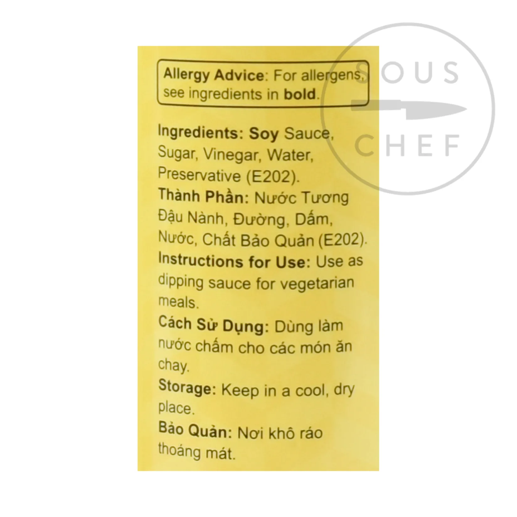 Vegetarian Fish Sauce - Nuoc Mam Chay, 500ml Southeast Asian Ingredients|Sauces & Condiments