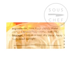 New Vietnamese Rice Pho Noodles Banh Pho, 2.5mm, 400g Southeast Asian Ingredients|Ingredients Brands