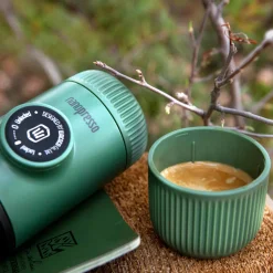 Hot Nanopresso Moss Green Elements Handheld Espresso Maker Tableware Brands