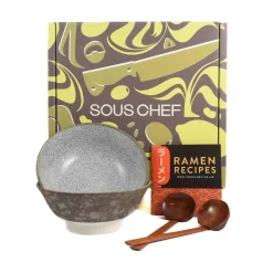 Hot Wareta Ramen Bowl Set Japanese Ingredients|Crockery & Dinnerware