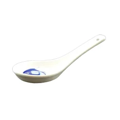 Sale White & Blue Carp Rice Spoon, 13cm Chinese Ingredients|Kitchen Tools & Utensils