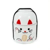 Hot White Manekineko Bento Box, 640ml Tableware Brands|Japanese Ingredients