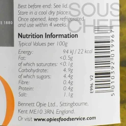 Whole Gherkins with Dill in Sweet Vinegar, 1.9kg Ingredients Brands|Vegetables