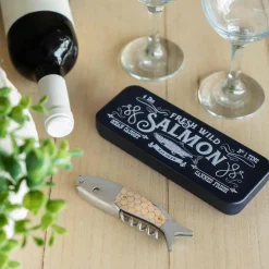 Wild Salmon in a Tin Corkscrew Cocktail Making & Barware