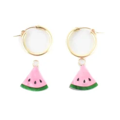 Discount Watermelon Hoop Earrings Tableware Brands