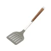 New Wood Handle Nylon Slotted Turner Kitchen Tools & Utensils
