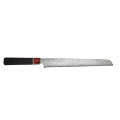 Online Yasuo Black Bread Knife, 22cm Kitchen Knives