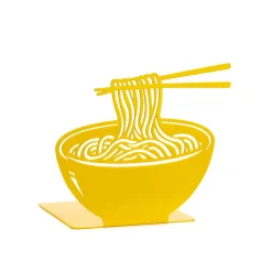 Clearance Yellow Ramen Metal Bookend Tableware Brands