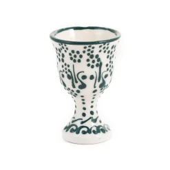 Outlet Yesil Ve Beyaz Boyali Egg Cup Tableware Brands