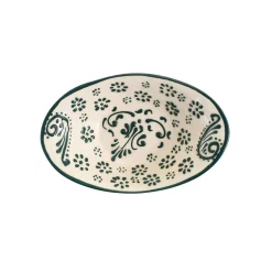 Hot Yesil Ve Beyaz Boyali Oval Bowl, 16cm Tableware Brands|Crockery & Dinnerware