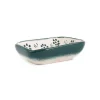 Sale Yesil Ve Beyaz Boyali Rectangular Sauce Dish, 10.5x8cm Tableware Brands|Crockery & Dinnerware