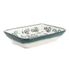 Discount Yesil Ve Beyaz Boyali Rectangular Serving Dish, 18x13cm Tableware Brands