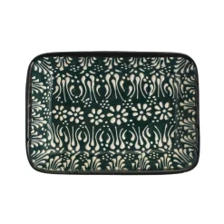 Outlet Yesil Ve Beyaz Boyali Rectangular Serving Dish, 16x11.5cm Tableware Brands|Serveware