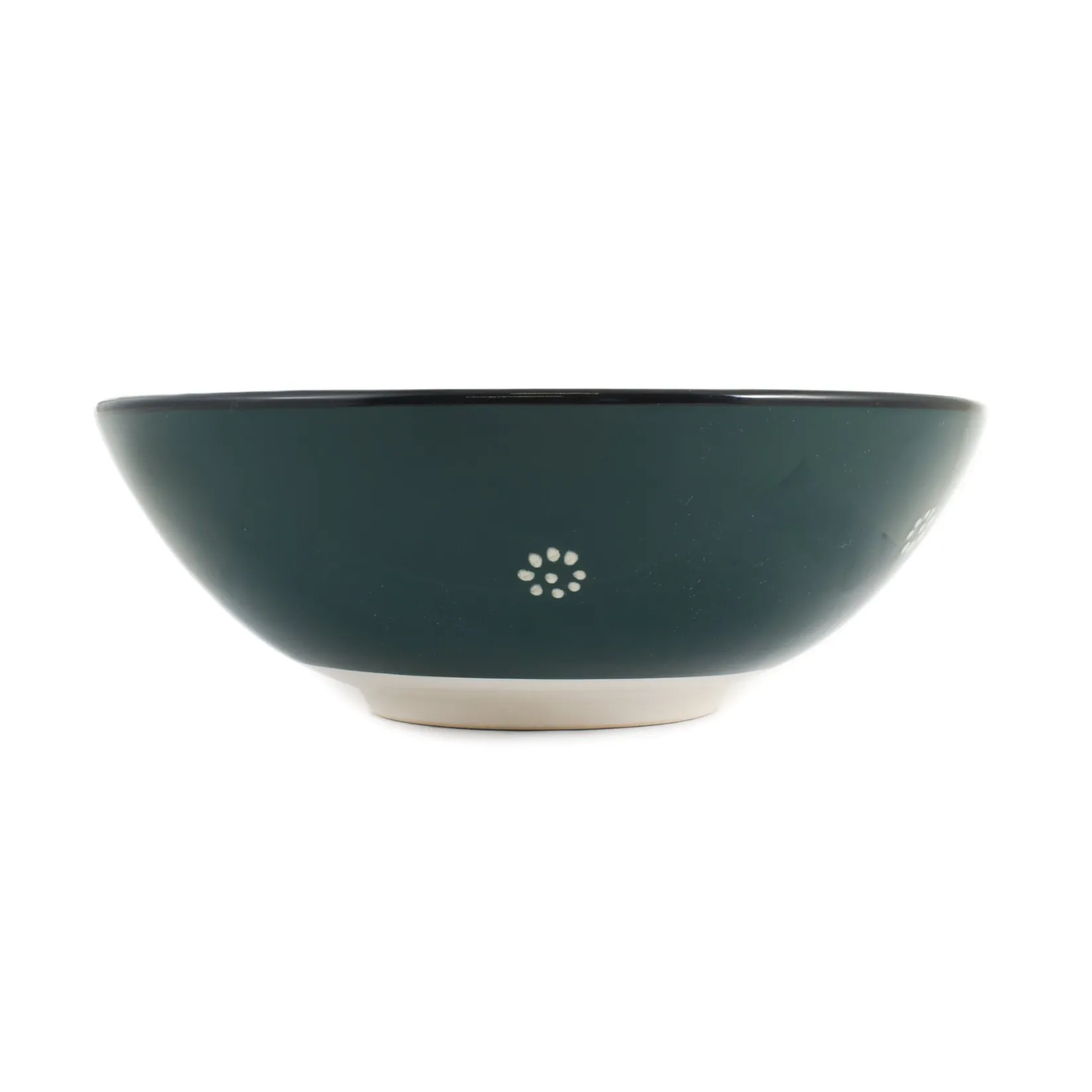New Yesil Ve Beyaz Boyali Serving Bowl, 26cm Tableware Brands|Crockery & Dinnerware