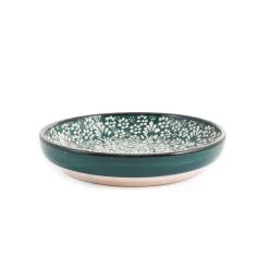 Clearance Yesil Ve Beyaz Boyali Shallow Bowl, 20.5cm Tableware Brands|Crockery & Dinnerware