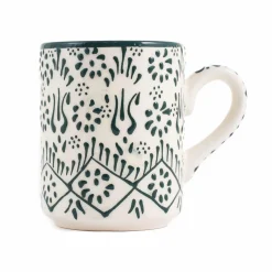 Best Yesil Ve Beyaz Boyali Straight Mug, 325ml Tableware Brands