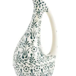 Yesil Ve Beyaz Boyali Tall Jug, 385ml Tableware Brands|Jugs & Bottles