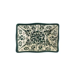 Clearance Yesil Ve Beyaz Boyali Wavy Edge Sauce Dish, 11.5cm Tableware Brands|Crockery & Dinnerware