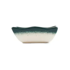 Clearance Yesil Ve Beyaz Boyali Wavy Edge Sauce Dish, 11.5cm Tableware Brands|Crockery & Dinnerware