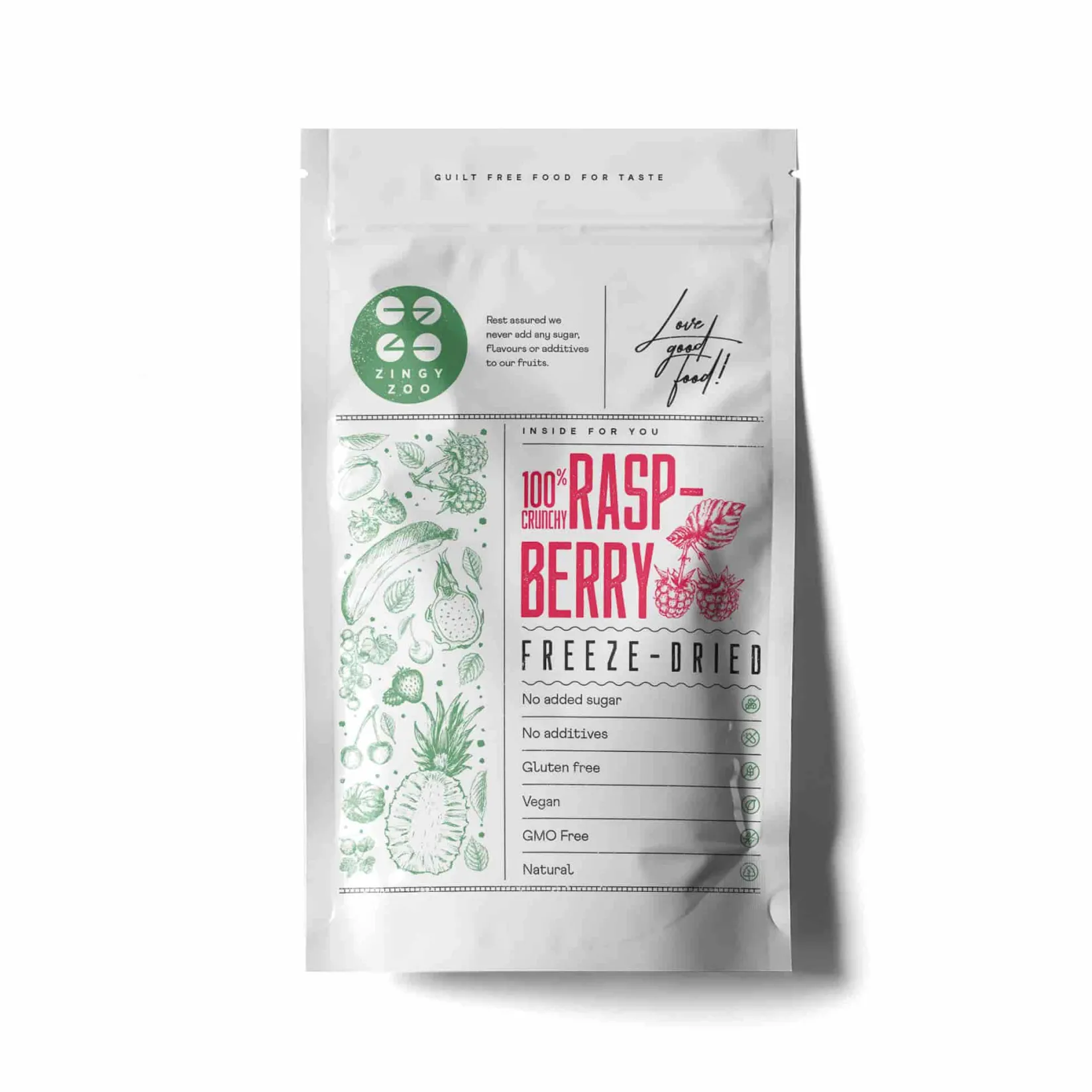 New Freeze Dried Raspberry Pieces, 100g Ingredients Brands|Baking Ingredients