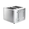 Clearance Enfinigy Silver Toaster, 4 Slot Kitchen Electricals