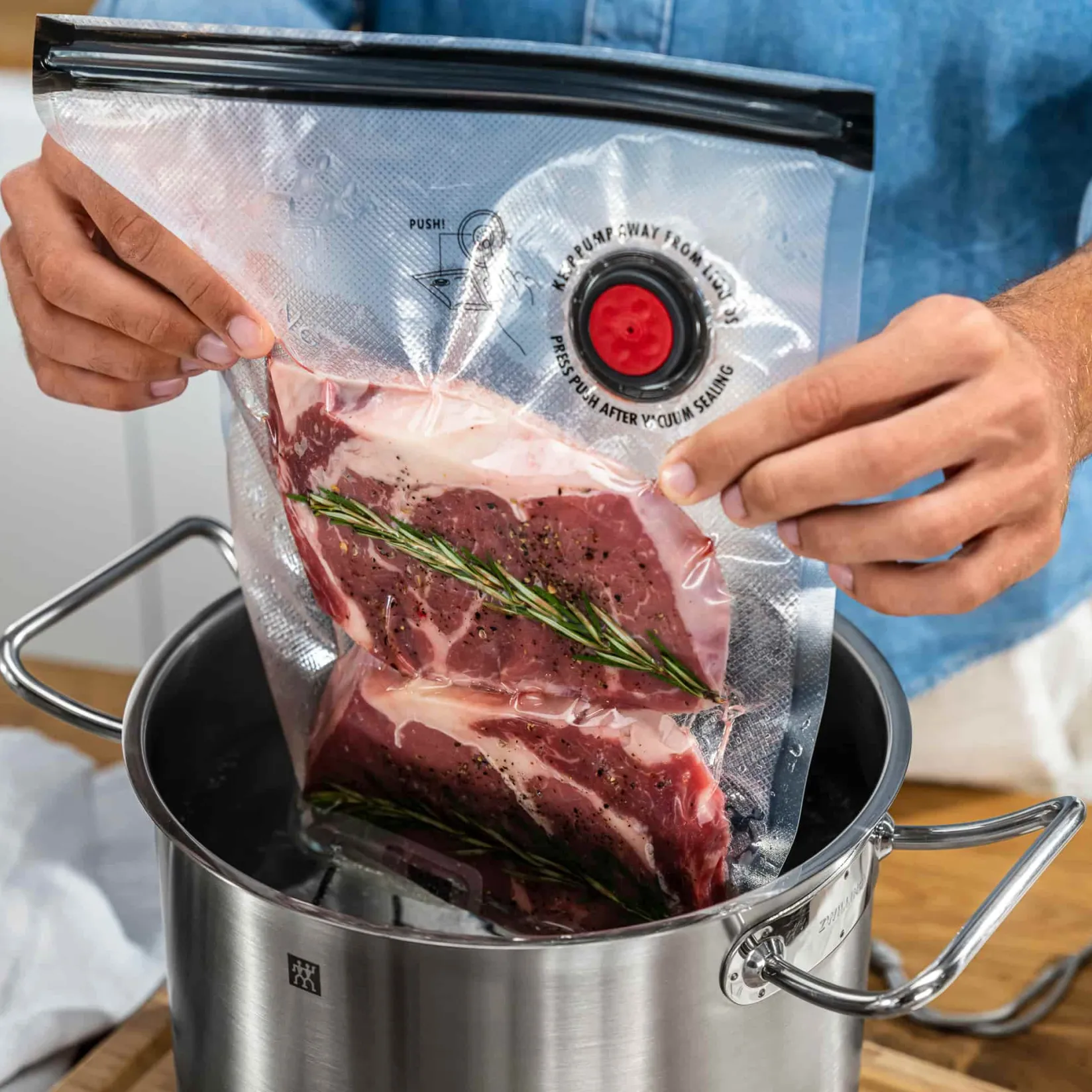 Fresh & Save Set of 10 Reusable Vacuum Bags, Medium Kitchen Electricals